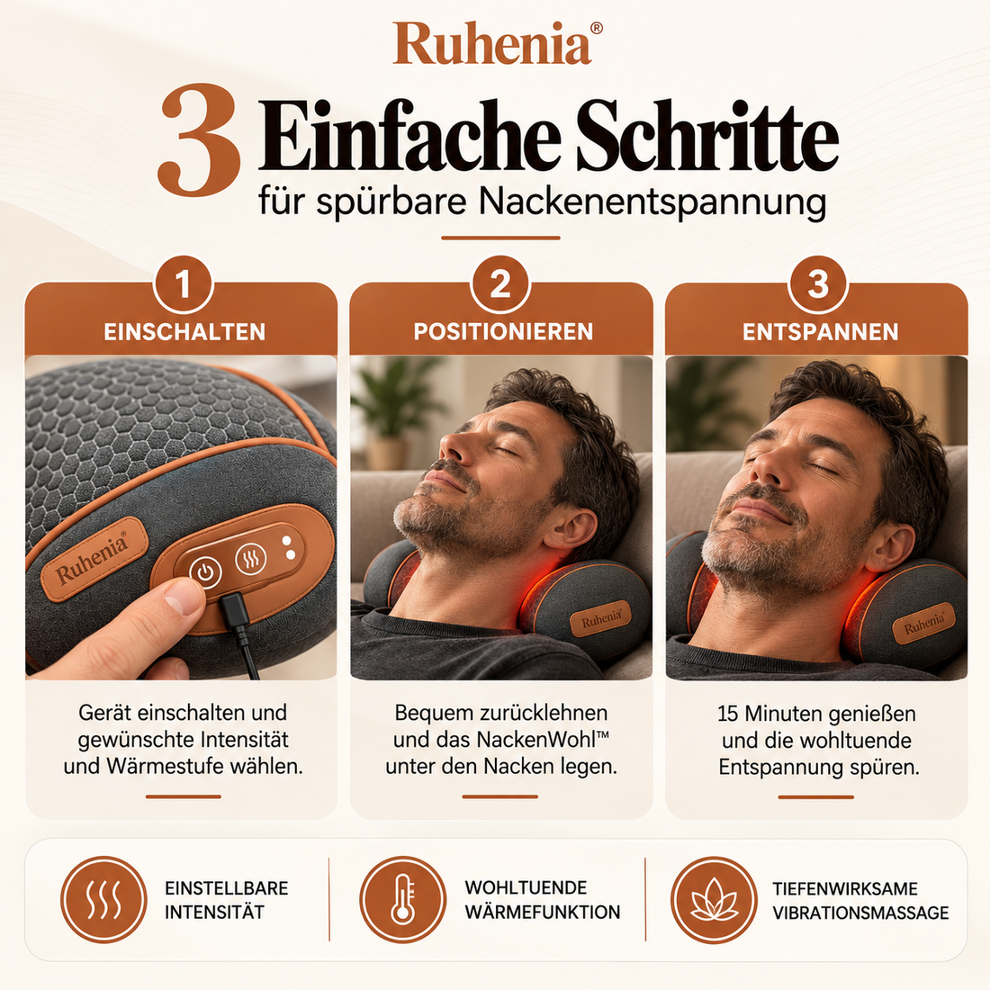 NackenWohl™ - Nackenmassagegerät